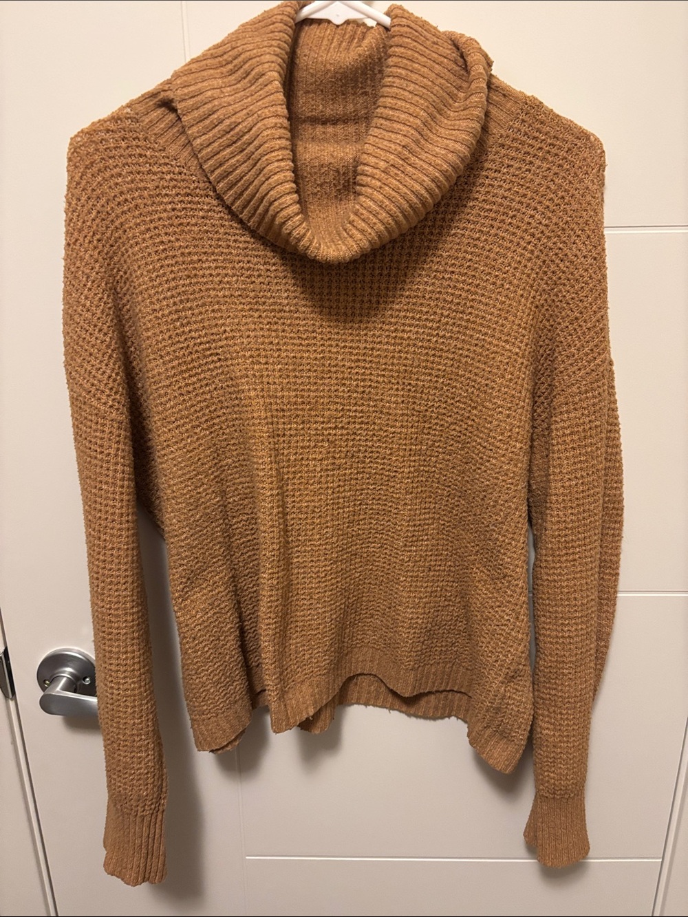 Abound Camel Knit Cowl-Neck Sweater